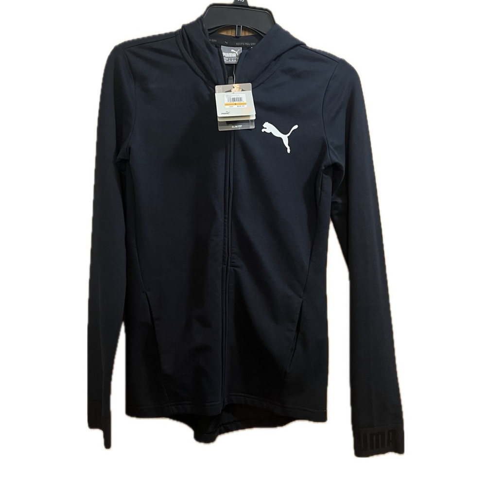 PUMA Women’s Black Fitted Jacket size S